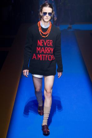 'never marry a mitford' sweater, zdjęcie 2 'never marry a mitford' sweater od Gucci